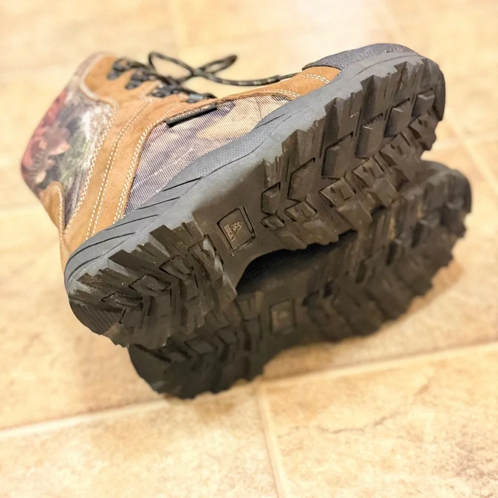 Rocky Kids Outdoor Brown Camo 800g Thinsulate Waterproof Boots FQ0003710 Size 4M